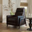 Fauteuil inclinable traditionnel en bois massif Edwin-964800326