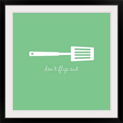 « cuisine art not flip out rétro » par kate lillyson, impression