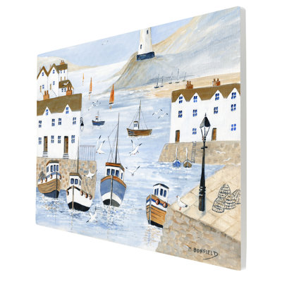Going into harbour Ceramic Tile Wall Decor