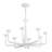 Spade 30-in Antique White dimmable LED Chandelier-124959307