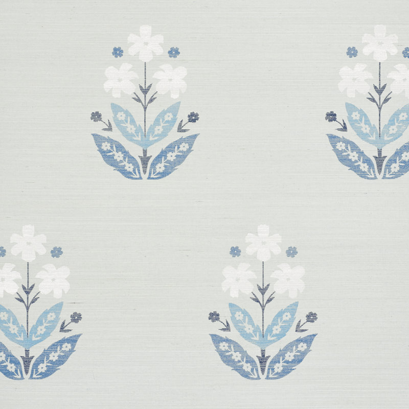 Floweret Sisal Wallpaper