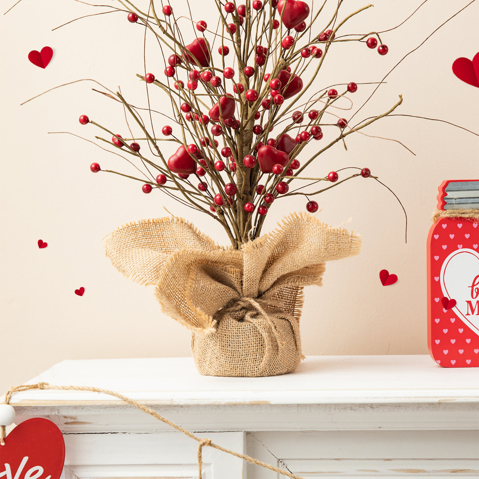 Valentine's Day Tabletop Tree