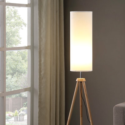 Lampe trépied naturelle moderne 58,5 po In Lauren