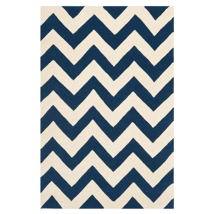 Chatham Hand Tufted Wool Chevron Rug, Runner 2'3" x 7'