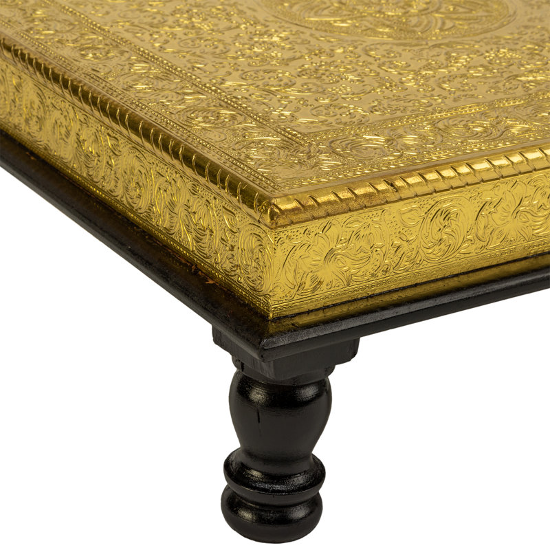 Atanacio Solid Wood Four Leg Coffee Table