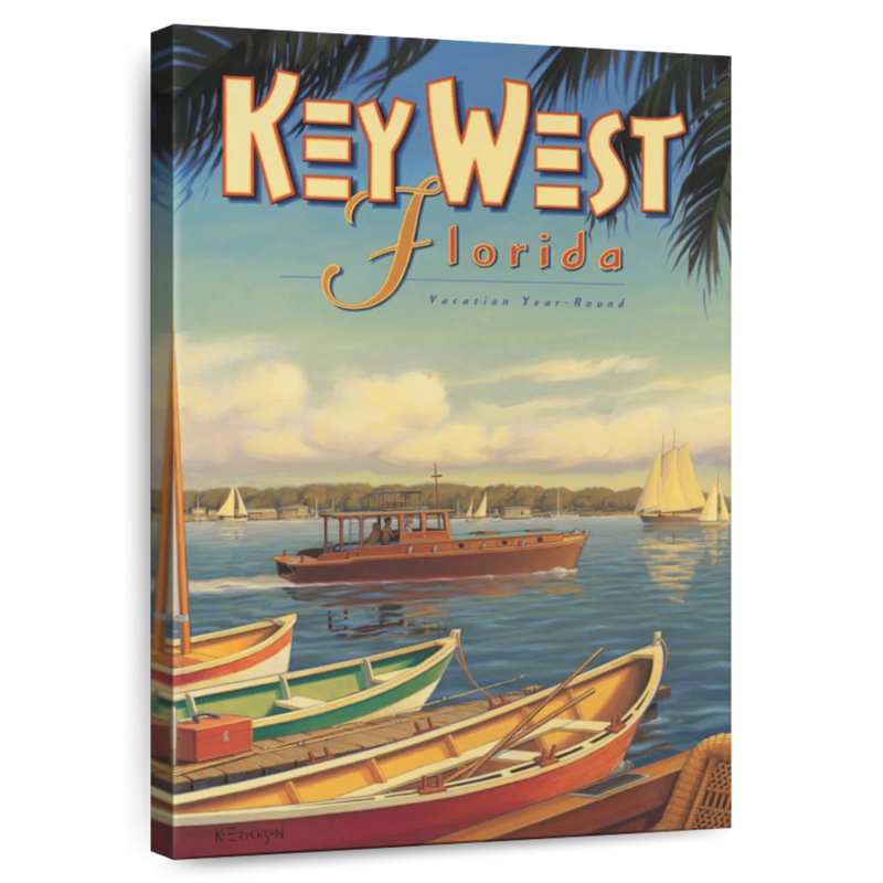 Hannes Key West Florida, 48" H x 32" W