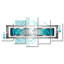 " Turquoise Blizzard " 5 - Pieces-1058512734