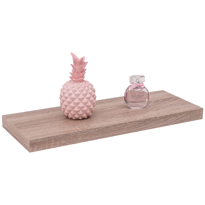 Geerts Picture Ledge Wall Shelf, 3.8cm H x 100cm W x 22.9cm D, Brown