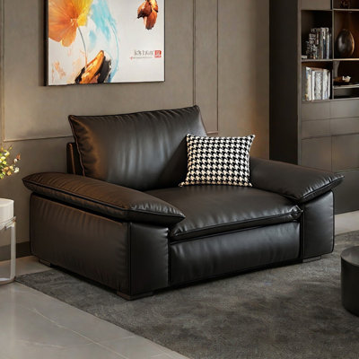 Italian minimalist straight-row sofa