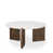 White/Dark Brown selected