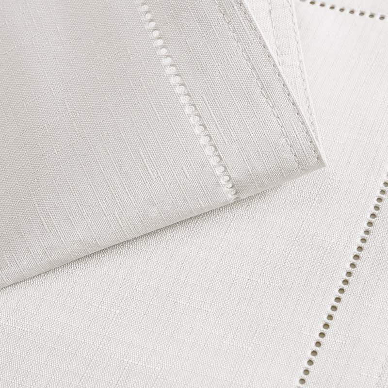Nappe carrée 52 x 52 Kapellen, Blanc