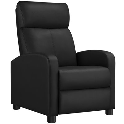 Mcghee 27" Wide Recliner Chair, Compact Reclining Chair with Comfortable Seating for Living Room, Bedroom and Home Relaxation Use