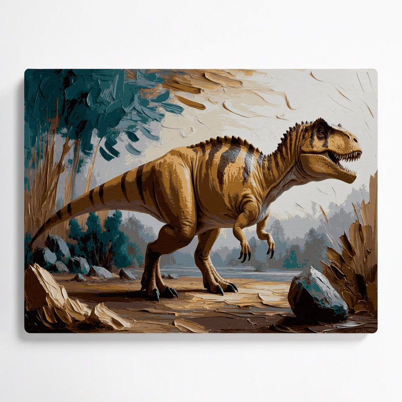 «Dinosaur Maiasaura», art mural en métal brun, H 11 po x l 14 po