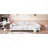 Full Size Upholstered Daybed, Sherpa Fabric Sofabed With Cloud-Shaped Backrest-1082327088