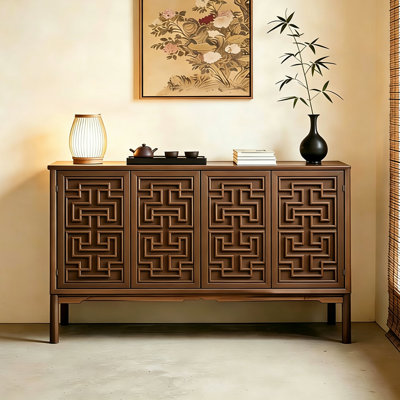 Chinese-style retro light luxury sideboard