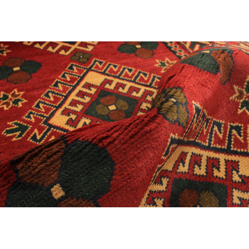 Tapis d’intérieur en laine one kargahi 2 pi 8 po x 9 pi 7 po one-of-kind à la main-noué la 2010 Kalen