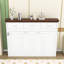 Lit escamotable simple en bois avec tiroirs de rangement