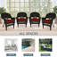 Chaise de patio avec coussins-10967689-10967690