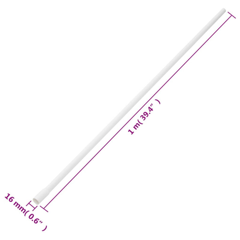 VidaXL Cable Cover, 0.6" H x 39.4" W x 0.6" D