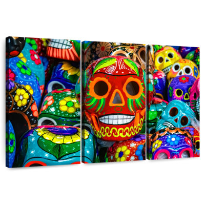 Calavera peint Lelend