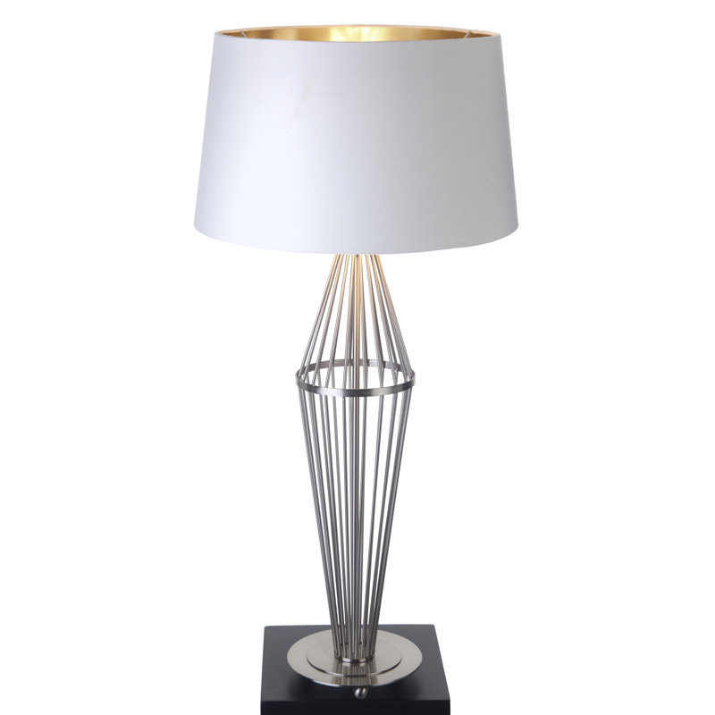 Cosette Metal Lamp Base Lamp, Nickel