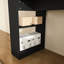 Black Computer Desk With 4-In-1 Socket, The Desk With 3 Slide Drawers And 4 Storage Levels, The Wooden Desk Is Suitable For A Variety Of Places