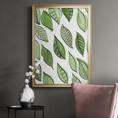 " Patterned Leaf Shapes IV "