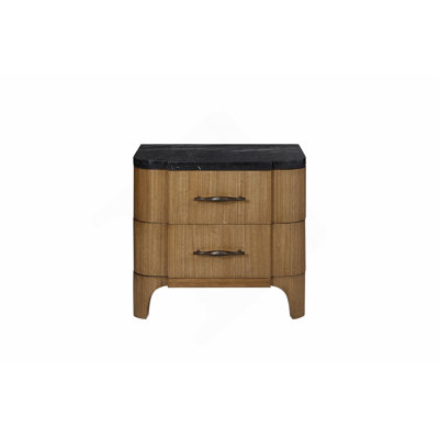 2 Drawer Nightstand (Stone Top)