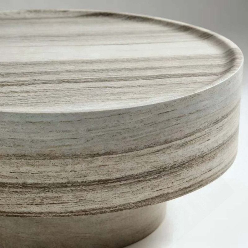 Table basse ronde de 31,5 po idéale pour le salon en famille et les moments d'après-midi douillets