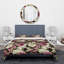 Ensemble de housse de couette designart à fleurs pivoines-35228092