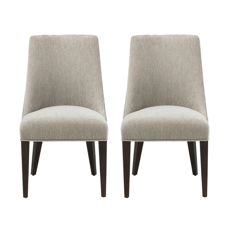 Chaise de salle à manger en chenille Beever, Taupe