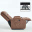 Fauteuil inclinable électrique avec base relevable et fonction de massage chauffant-2106598124
