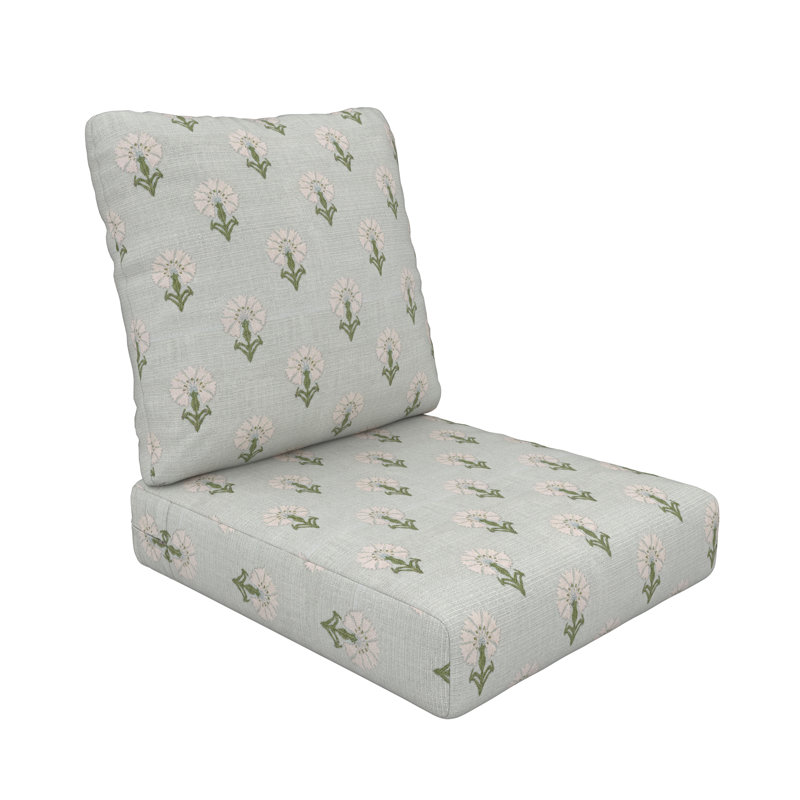 Coussin de siège / chaise longue Amala Sunbrella®, Sunbrella Mira Celeste
