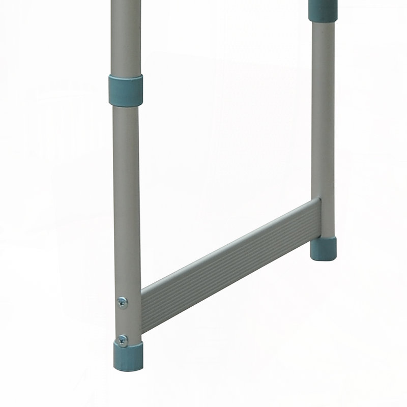 Table de camping pliante pour patio avec plateau rectangulaire, poignée de transport