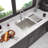 28X22X10 Inch Kitchen Sink Drop In 16 Gauge Stainless Steel 28" Single Bowl Topmount Kitchen Sink Basin