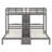 Twin Over Twin & Twin Bunk Bed With Drawer