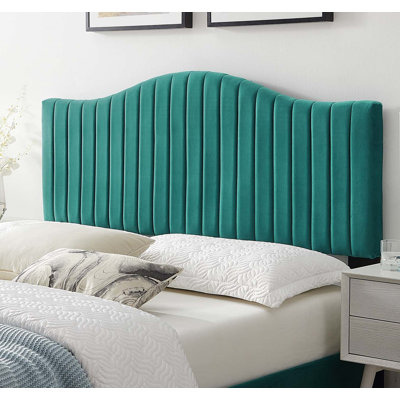 Brielle Channel Tufted Performance Velvet Headboard by BSD National Supplies