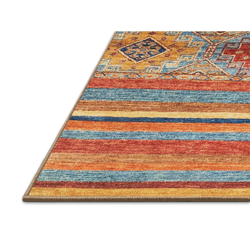 Abstract Indoor Rug, Rectangle 5' x 7'