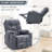 Upholstered Heated Massage Chair-660042205