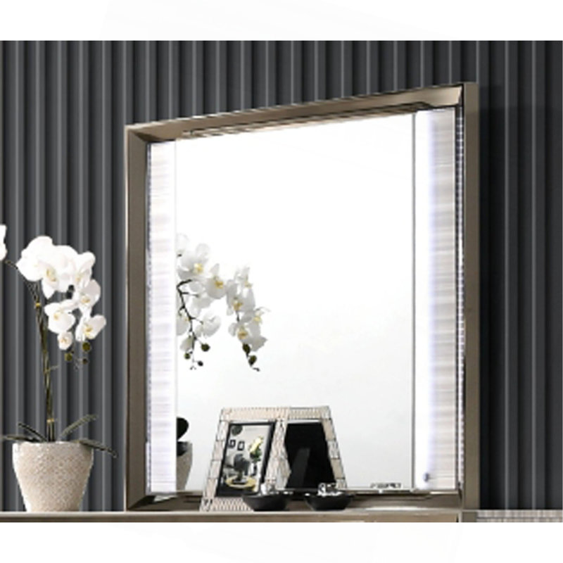 STAR WHITE MIRROR WITH LED