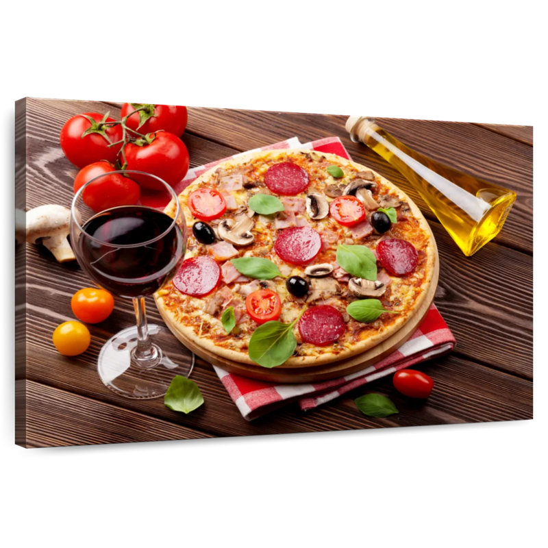 Yarlin Pizza Fresh From Oven, 30" H x 45" W