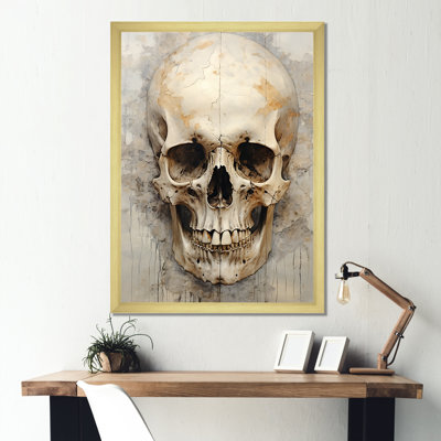 Crânes résonnantes I sur toile