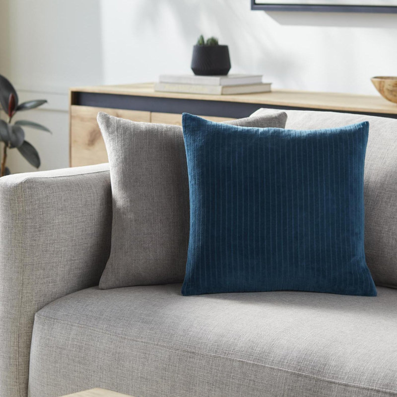 Table basse Westridge Alcona Bayer, 20 po x 20 po, Bleu sarcelle, Housse de coussin seulement - sans coussin