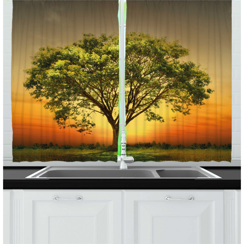 Pointed Kitchen Curtain
