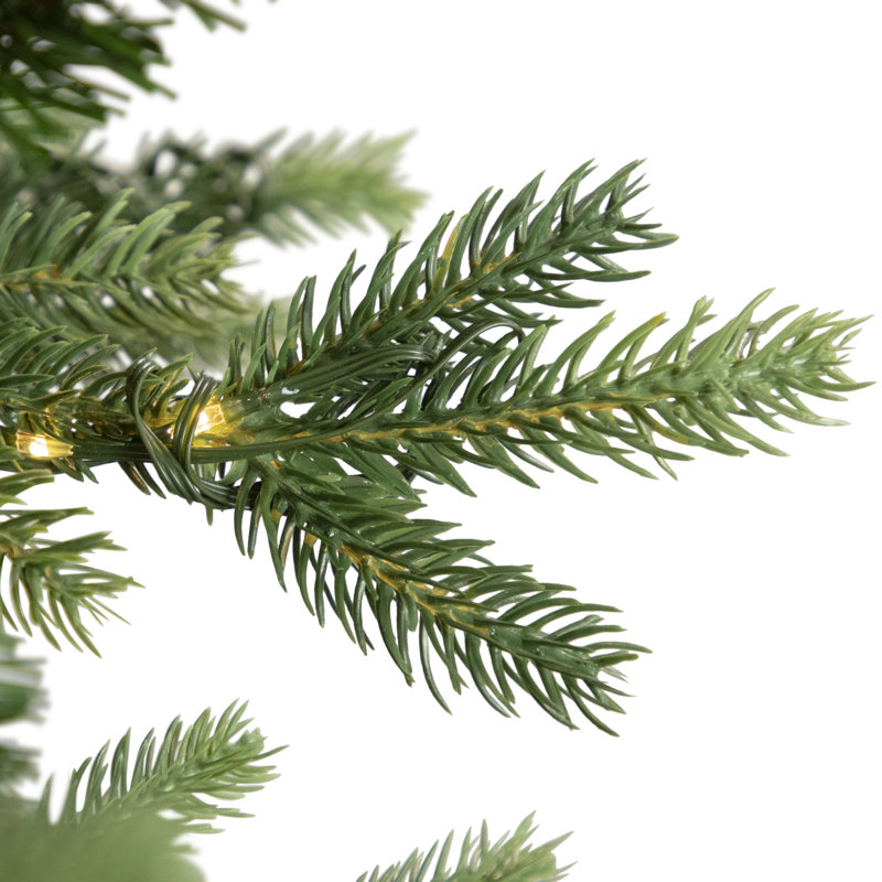 7.5' Pre-Lit Full Riverton Fir Artificial Christmas Tree Warm White Lights