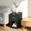 30cm W Manufactured Wood Bedside Table