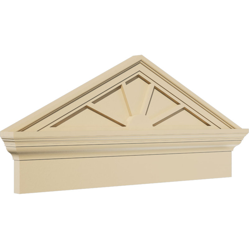 Fronton en uréthane Signature, 30 po x 14,375 po x 2,75 po, Combinaison, 4 rayons