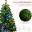Arbre de Noël artificiel de 4 pi avec 208 branches et lumières DEL colorées