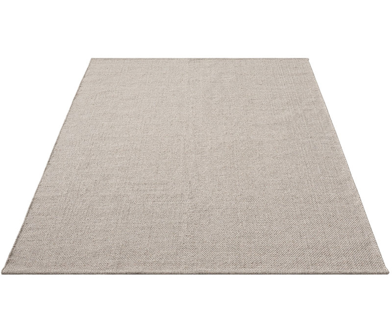 Hand Woven Beige Rug, Rectangle 200 x 290cm