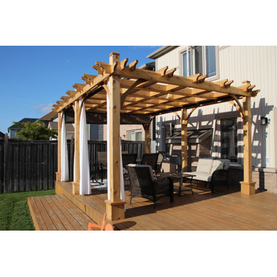 Outdoor Living Today Breeze Solid Wood Pergola & Reviews | Wayfair